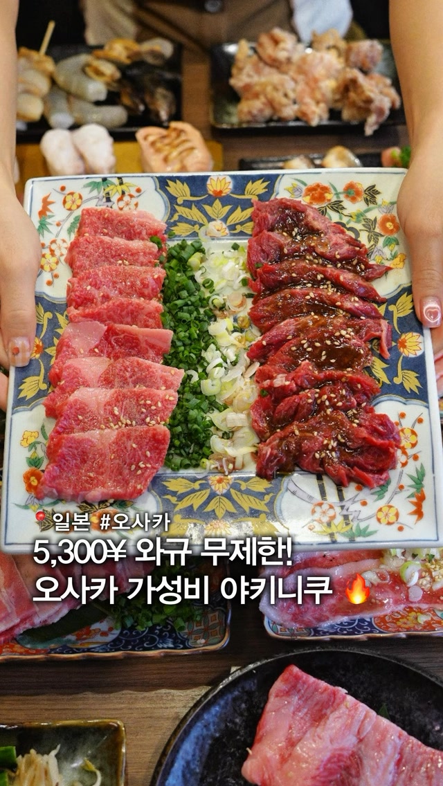 Osaka All-You-Can-Eat Wagyu and Seafood