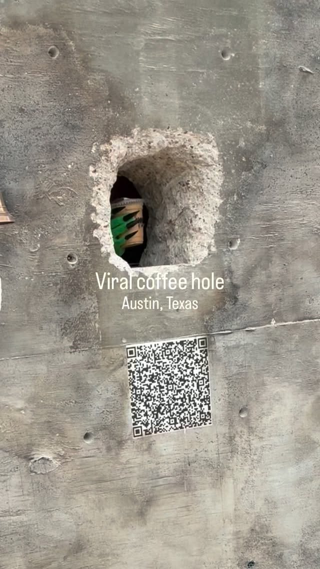 Austin's Unique Coffee Shop With A Hole In The Wall