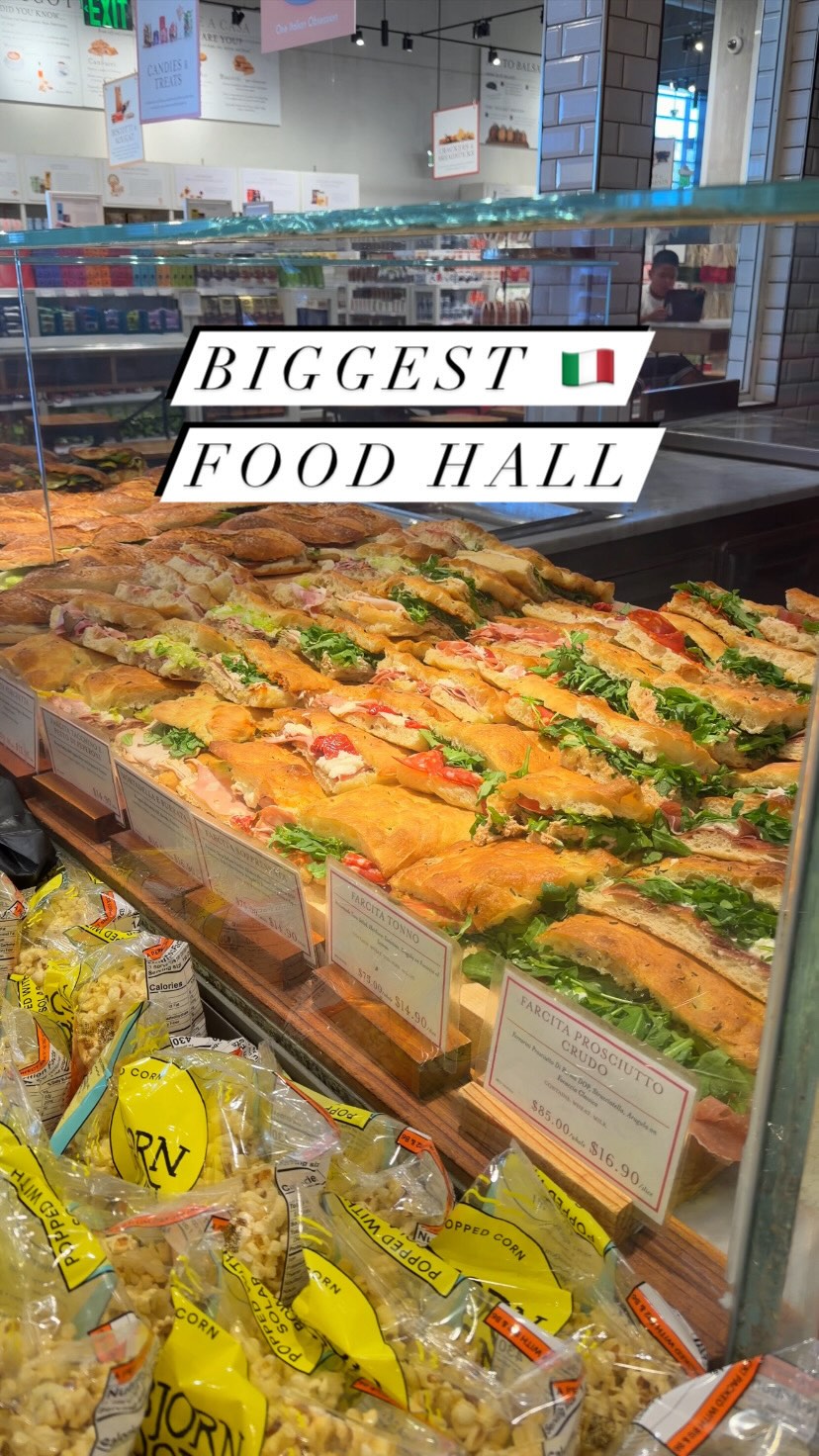 Giant Italian Food Hall at Westfield Century City