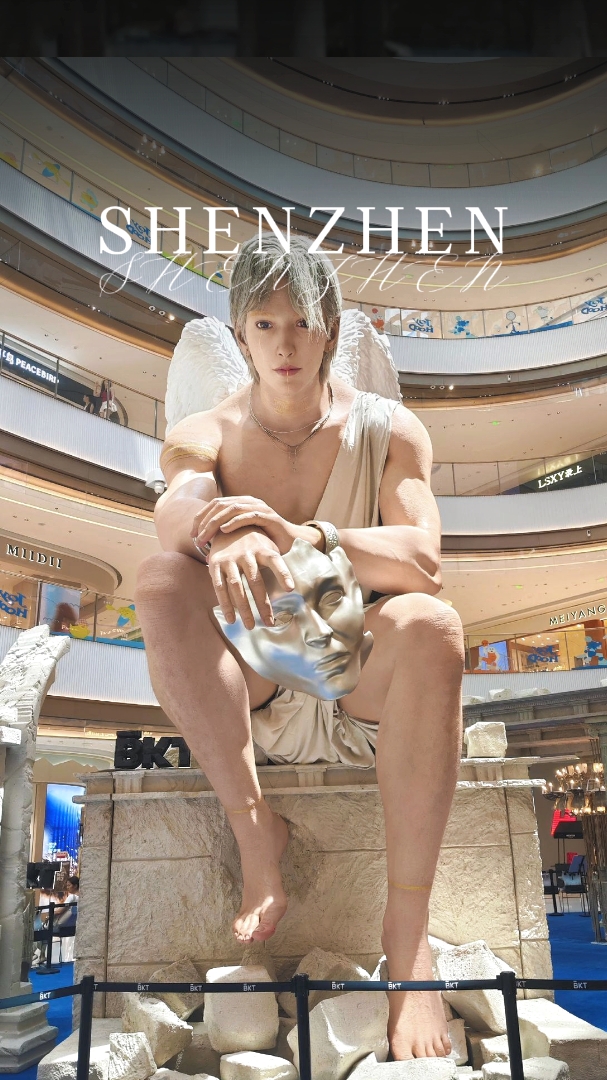 Shenzhen Mall Features Angel, Spiderman, and Robot Art