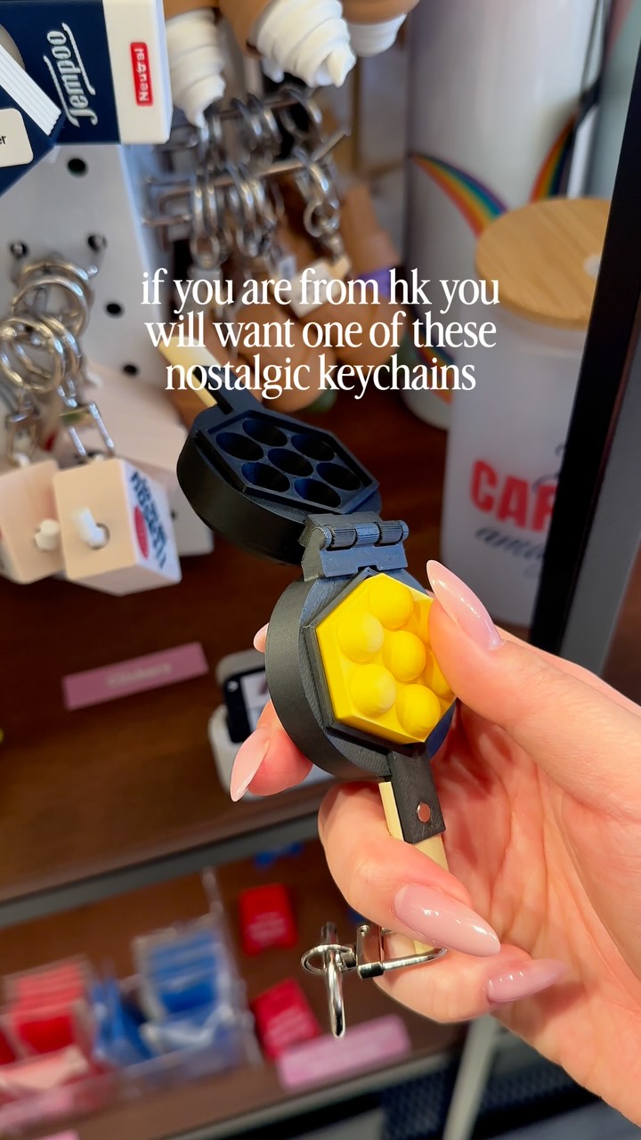 Hong Kong Food & Item Keychains At Daydream Factory