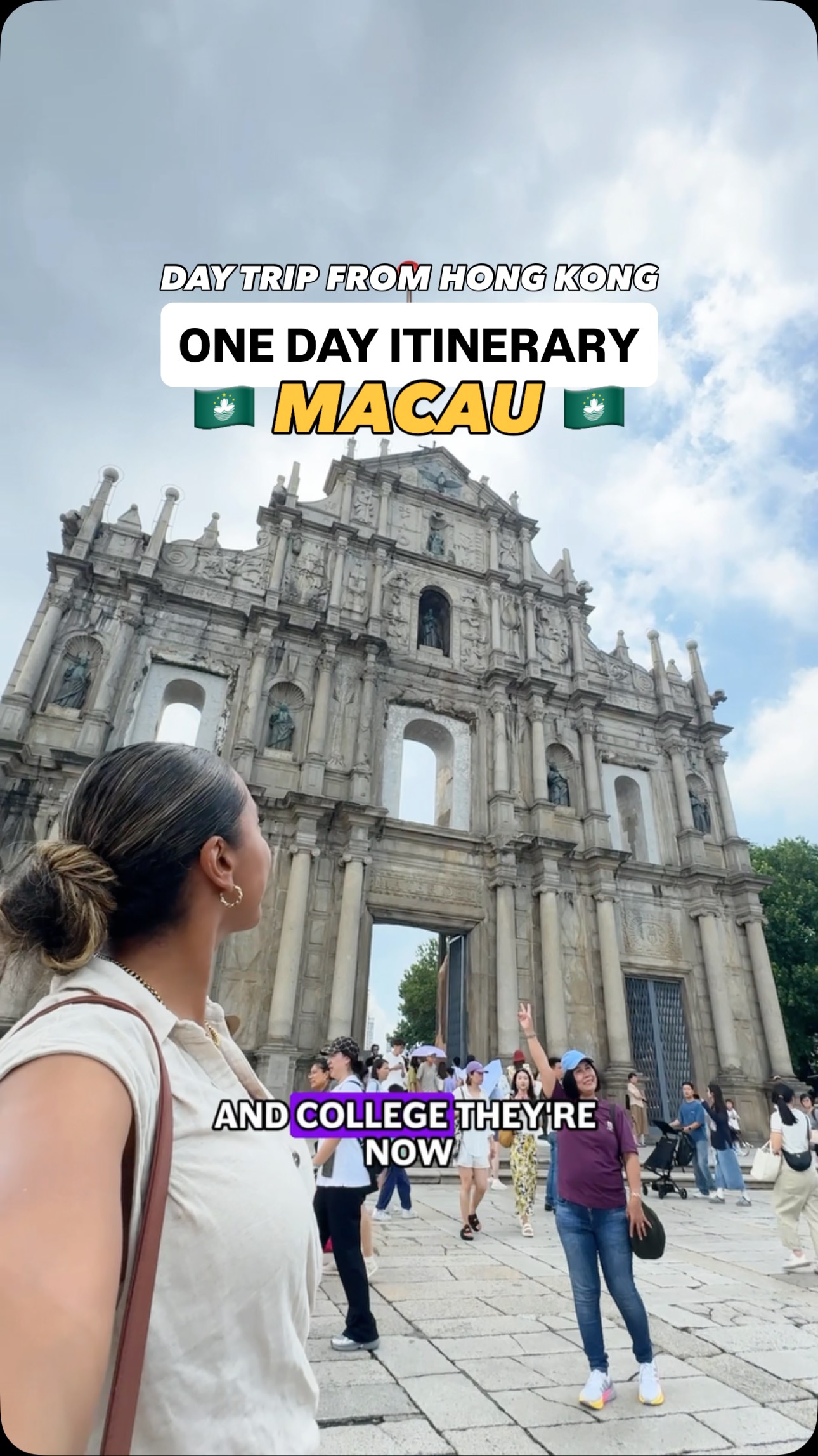Macau Day Trip From Hong Kong Itinerary