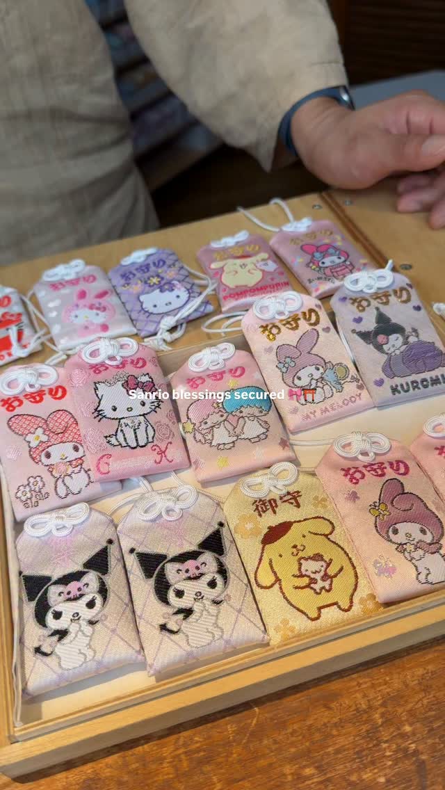 Japanese Shrine Offers Sanrio Charms