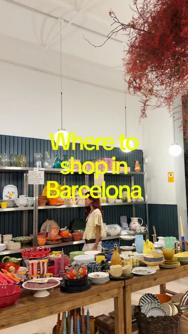 Barcelona Shops Featuring Artisanal Goods And Concepts
