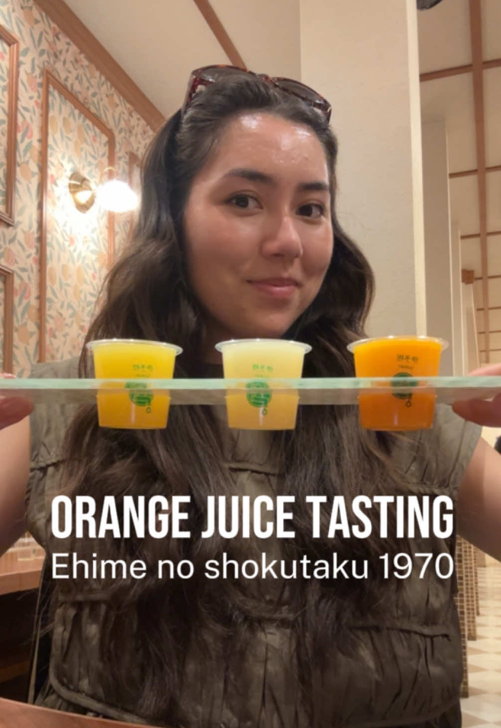 Orange Juice Tasting Bar with 27 Sweetness Levels