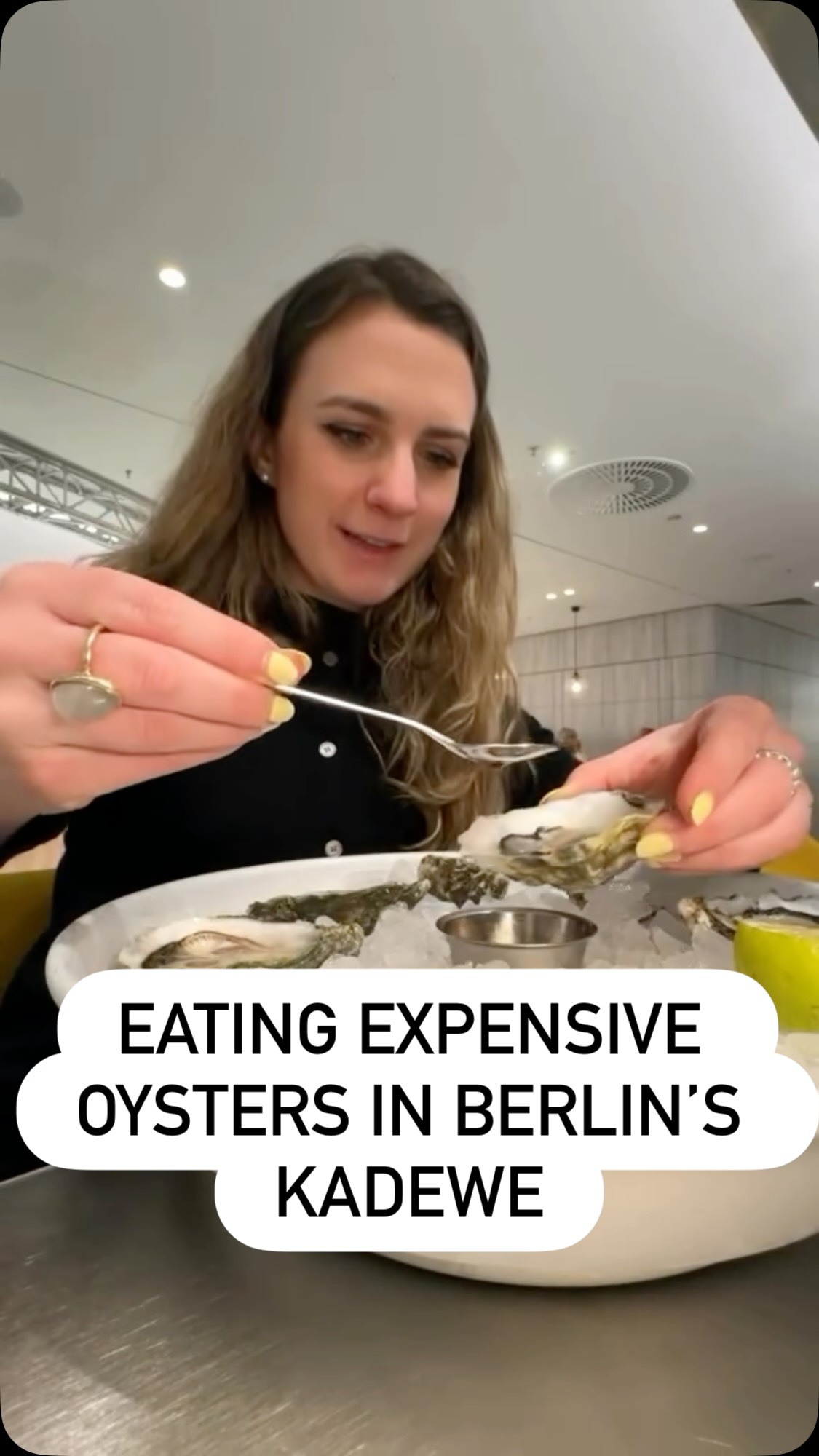 Oyster Delights at KaDeWe's Austernbar