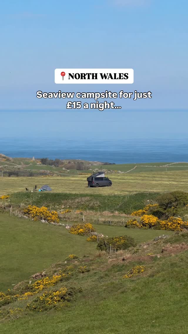 North Wales Coastal Campsite With Stunning Views