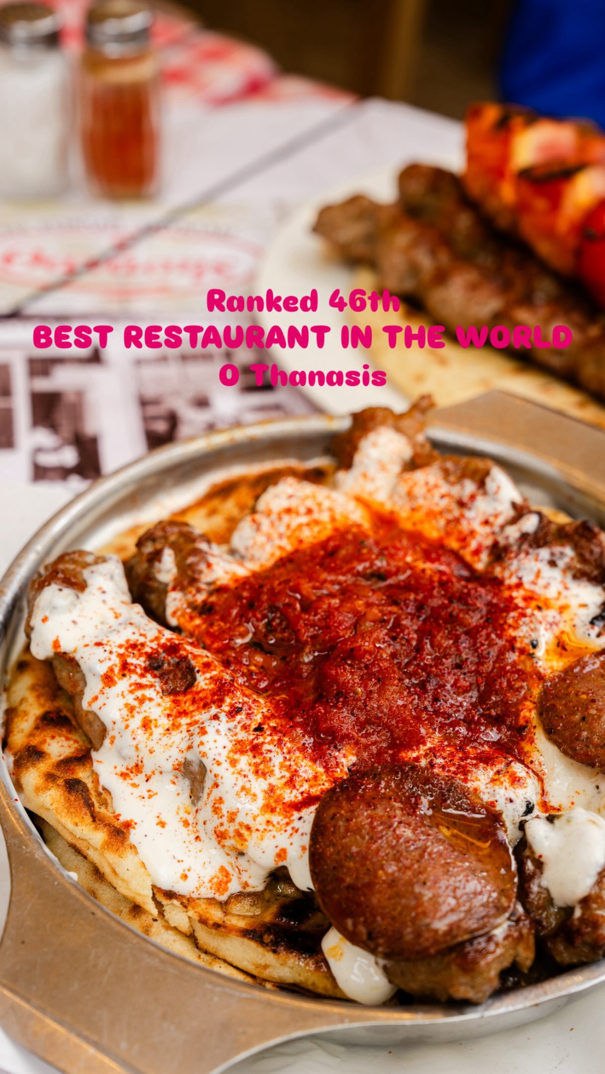Thanasis Serves Top-Rated Kebab Dishes