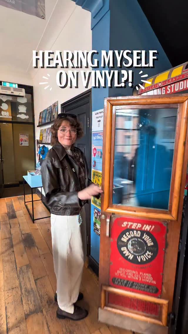 The Jacaranda's Vintage Voice Recording Booth