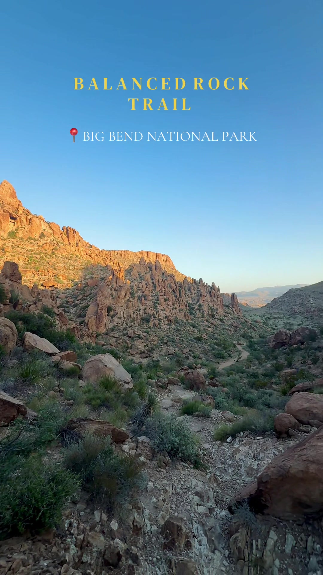 Big Bend National Park's Balanced Rock Trail