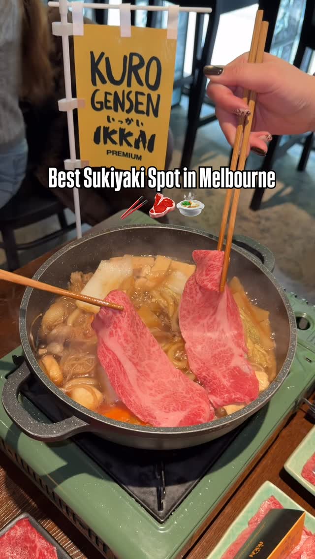 Melbourne Restaurant Features Wagyu Sukiyaki
