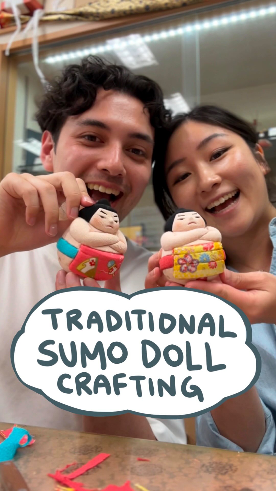 Tokyo Kimekomi Doll Workshop Offers Sumo Doll Creation