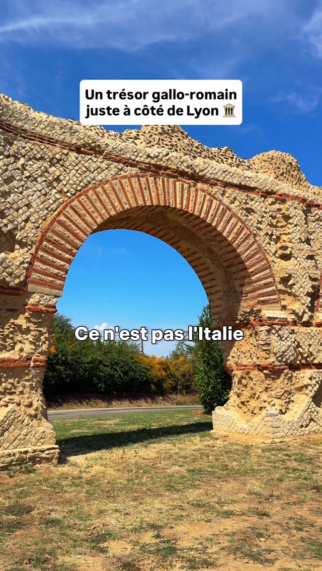 Roman Aqueduct and Regional Park Near Lyon