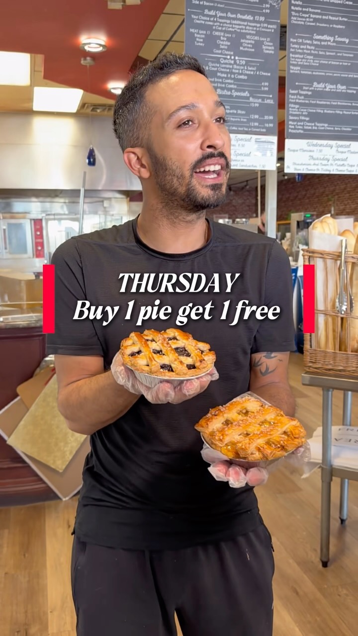 Patisserie Manon's Thursday Pie Special