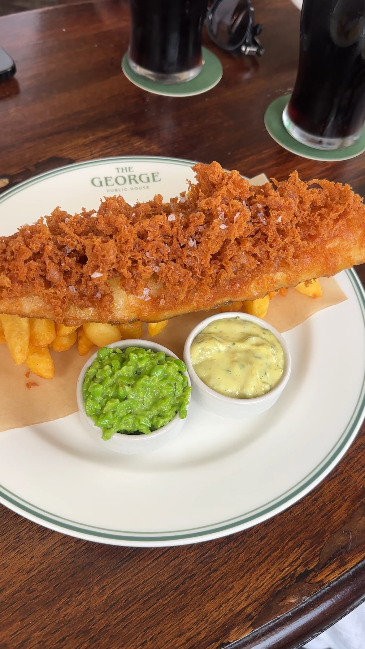 London's Best Fish And Chips At The George Pub