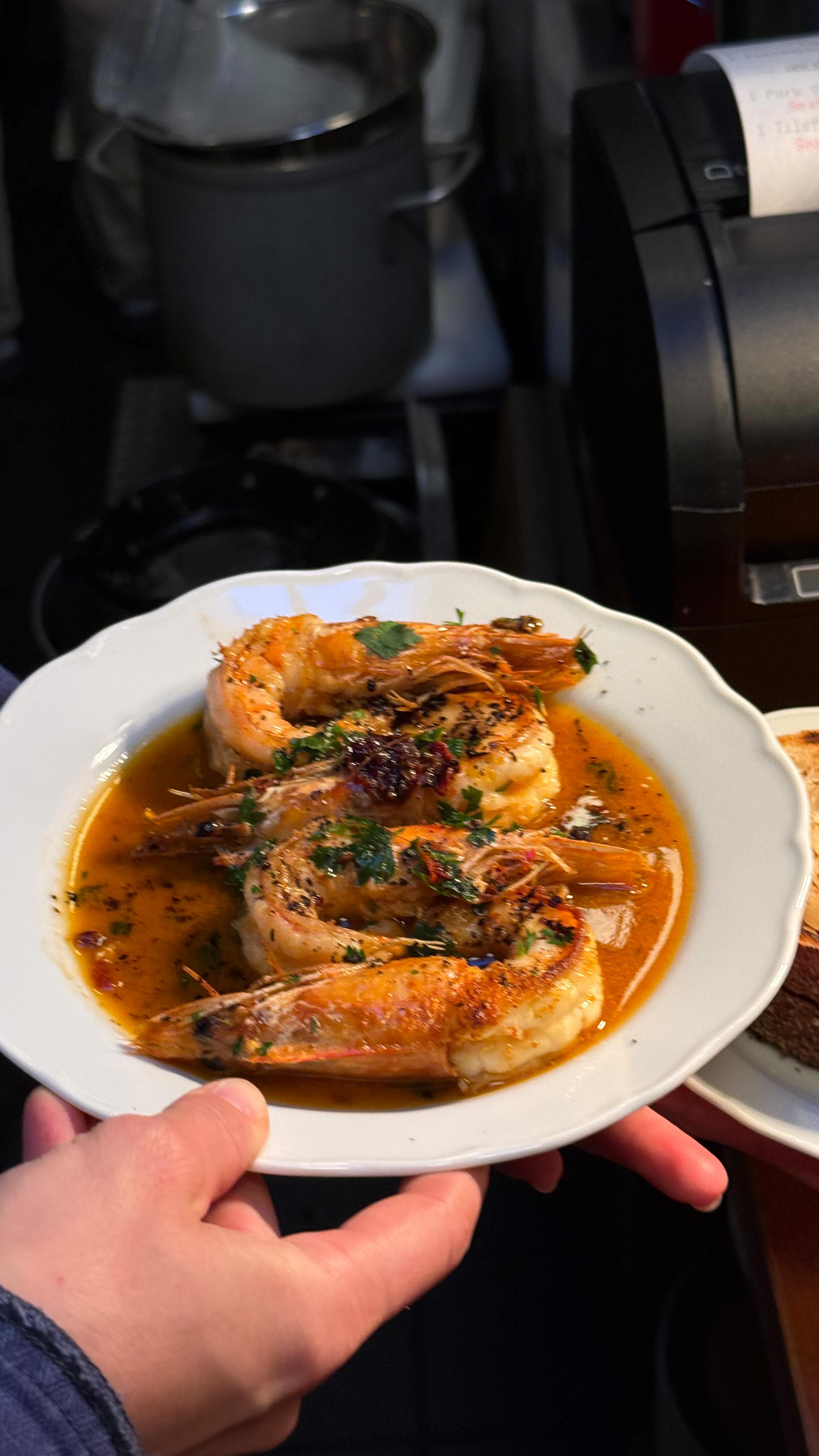 Fedora's Shrimp In Olive Oil