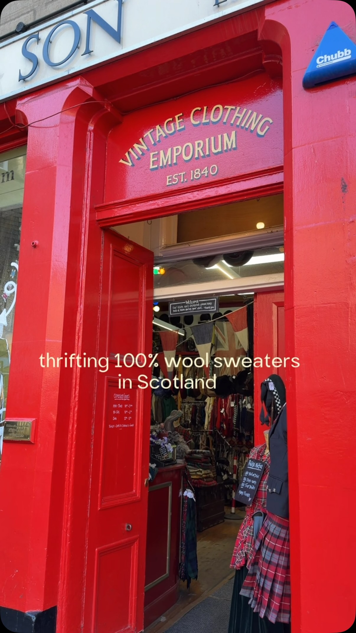 Scotland's Vintage Wool Sweater Finds