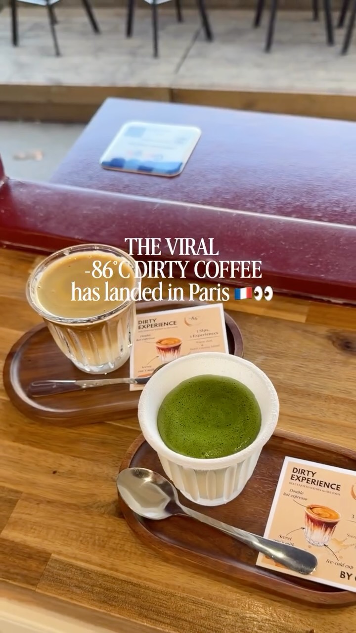 Viral Frozen Coffee & Matcha Arrive In Paris