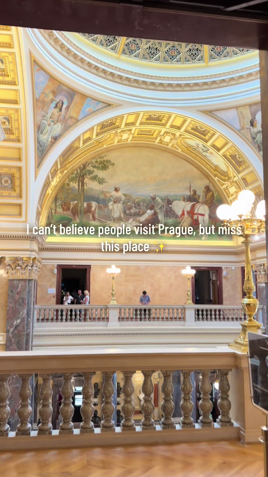 Prague's National Museum: A Luxurious Interior