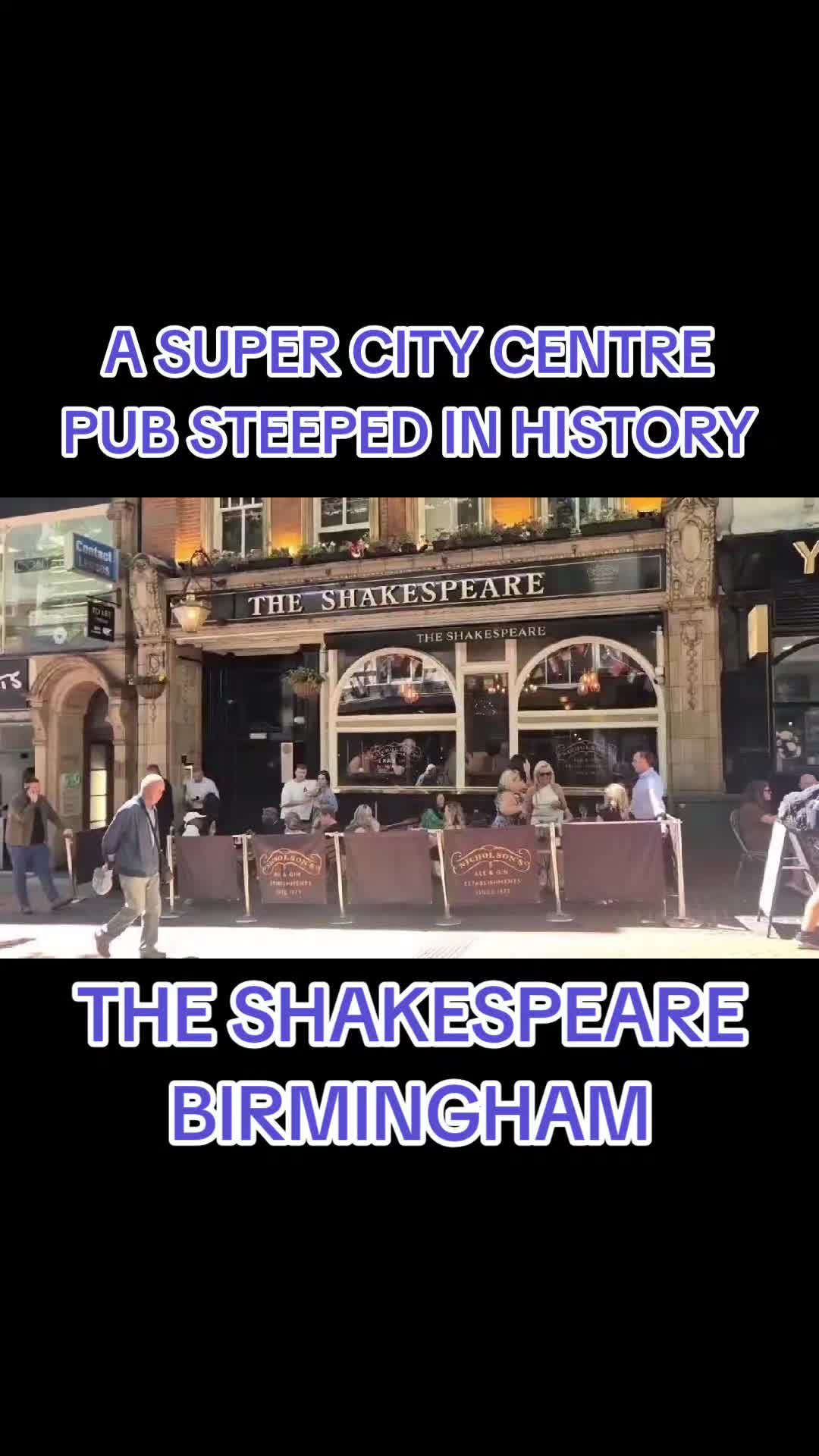 The Shakespeare: Birmingham's Historic City Centre Pub