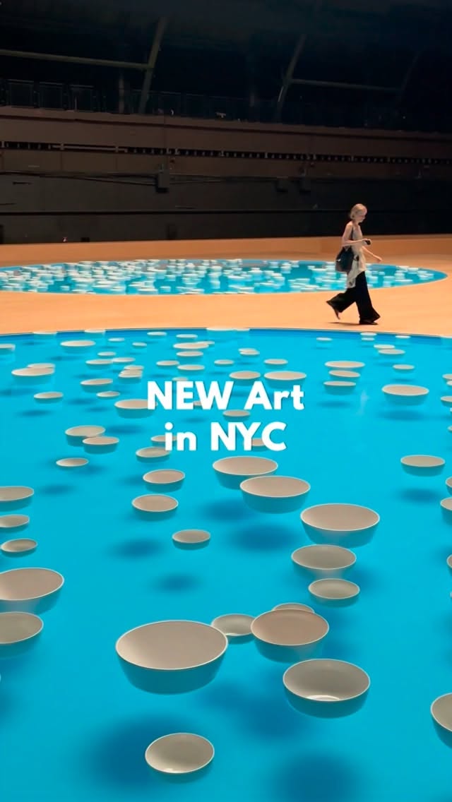Immersive Art Installation Features Floating Bowls