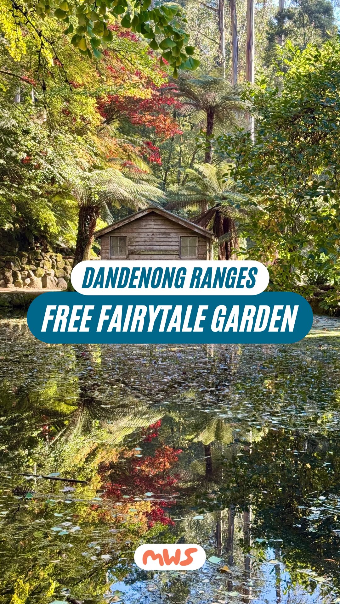Fairytale Garden with Boathouse and Lake