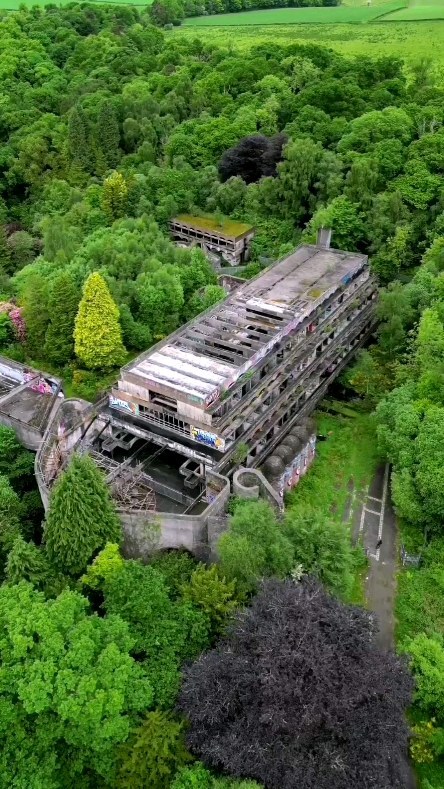 Abandoned Scottish Seminary and Castle Ruins