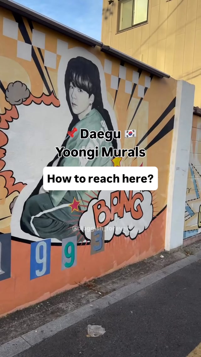 Daegu Street Art Tour: BTS Murals