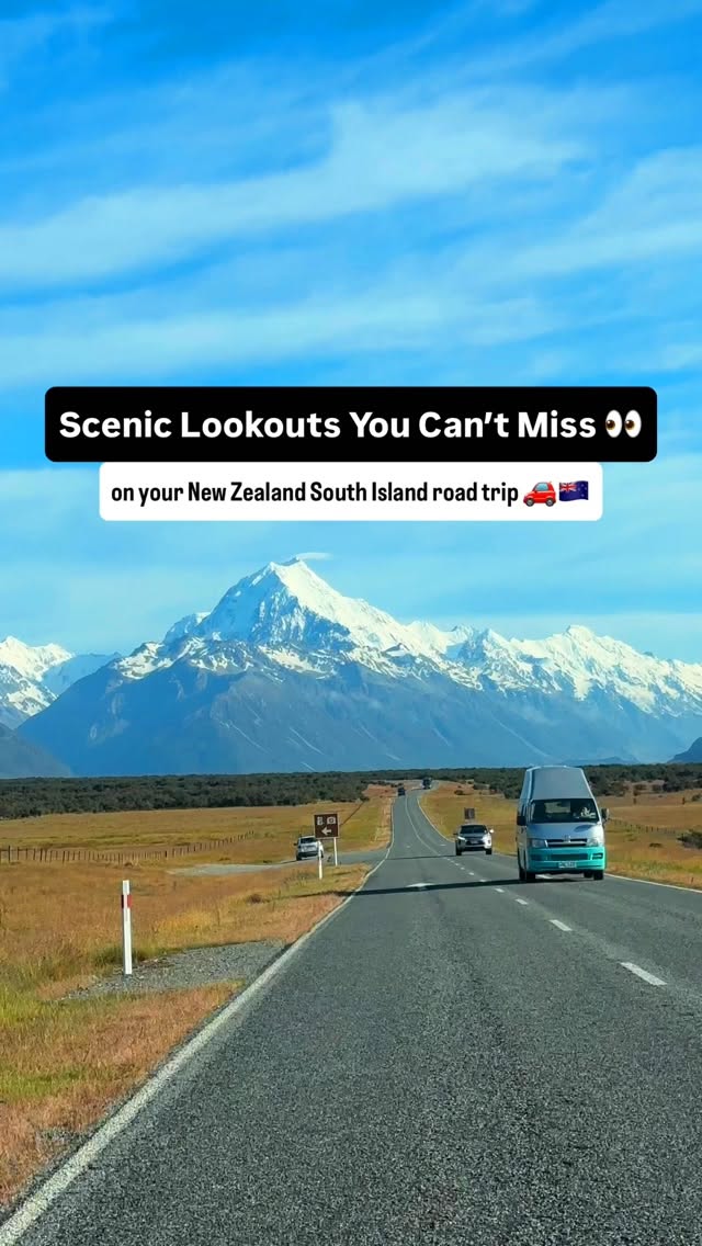 Scenic Lookouts Across New Zealand's South Island