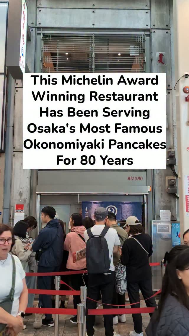 Michelin-Award-Winning Okonomiyaki Restaurant In Osaka
