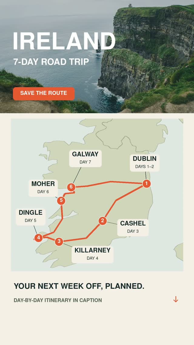 Ireland Road Trip: Castles, Cliffs, and Cities