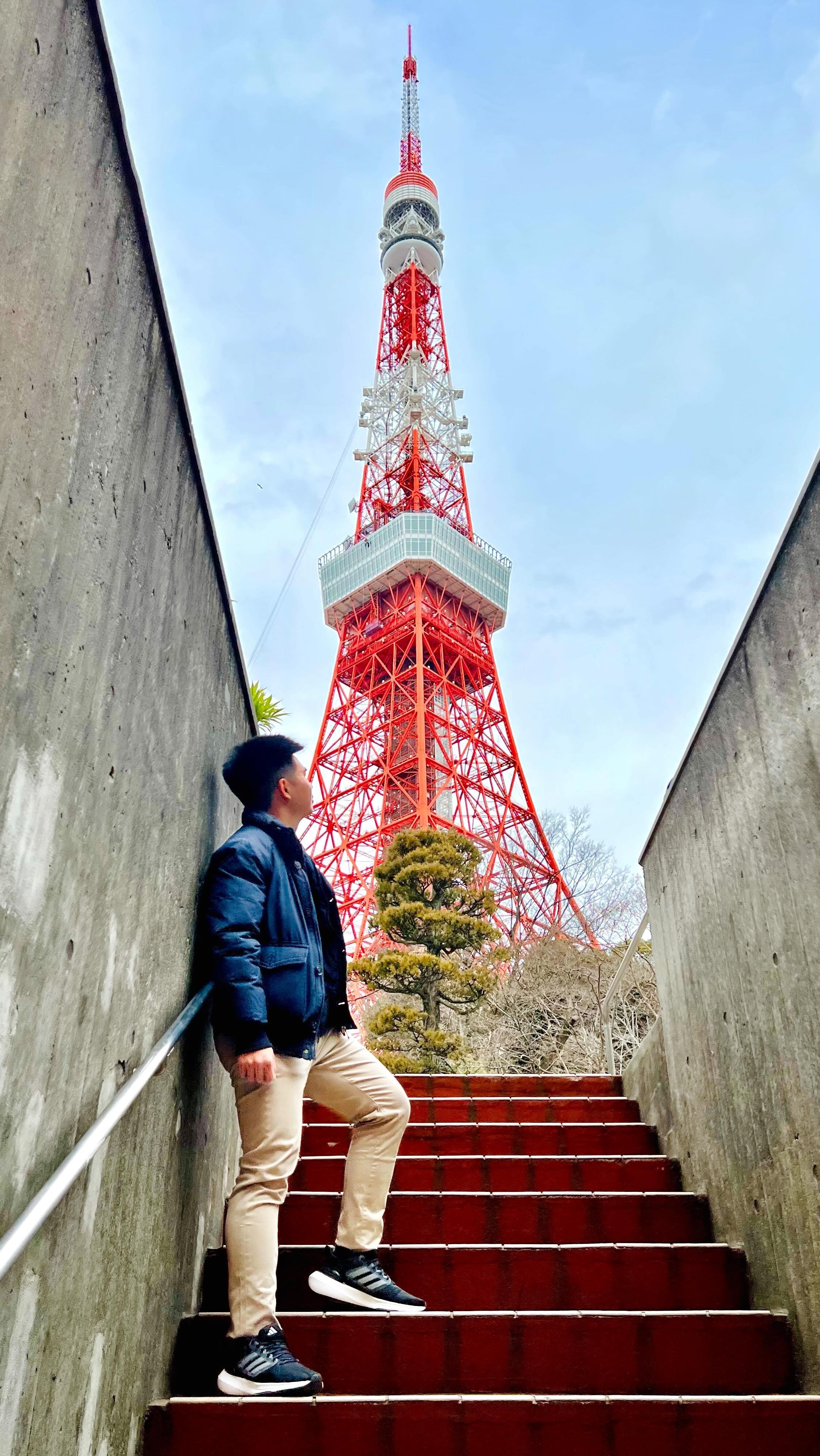Tokyo Tower Views From Tofu Restaurant