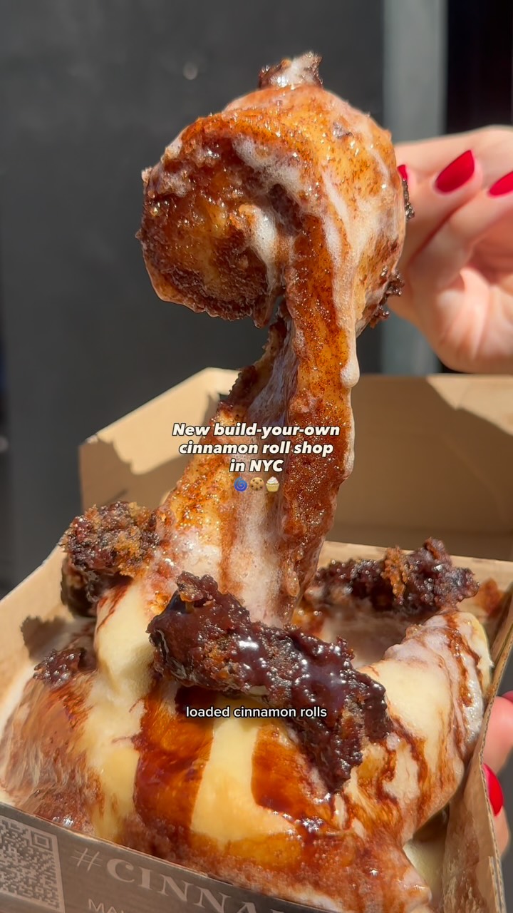 New Cinnamon Roll Spot and Times Square