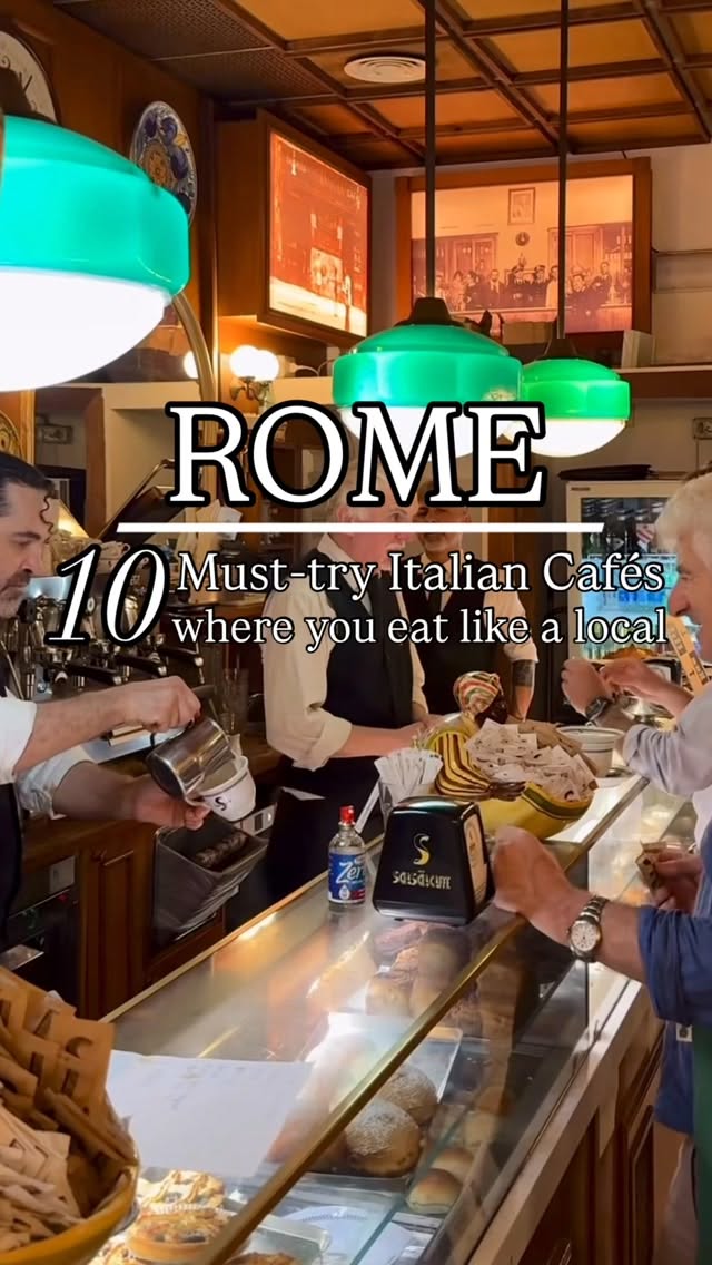 Rome's Best Cafes For An Authentic Italian Experience