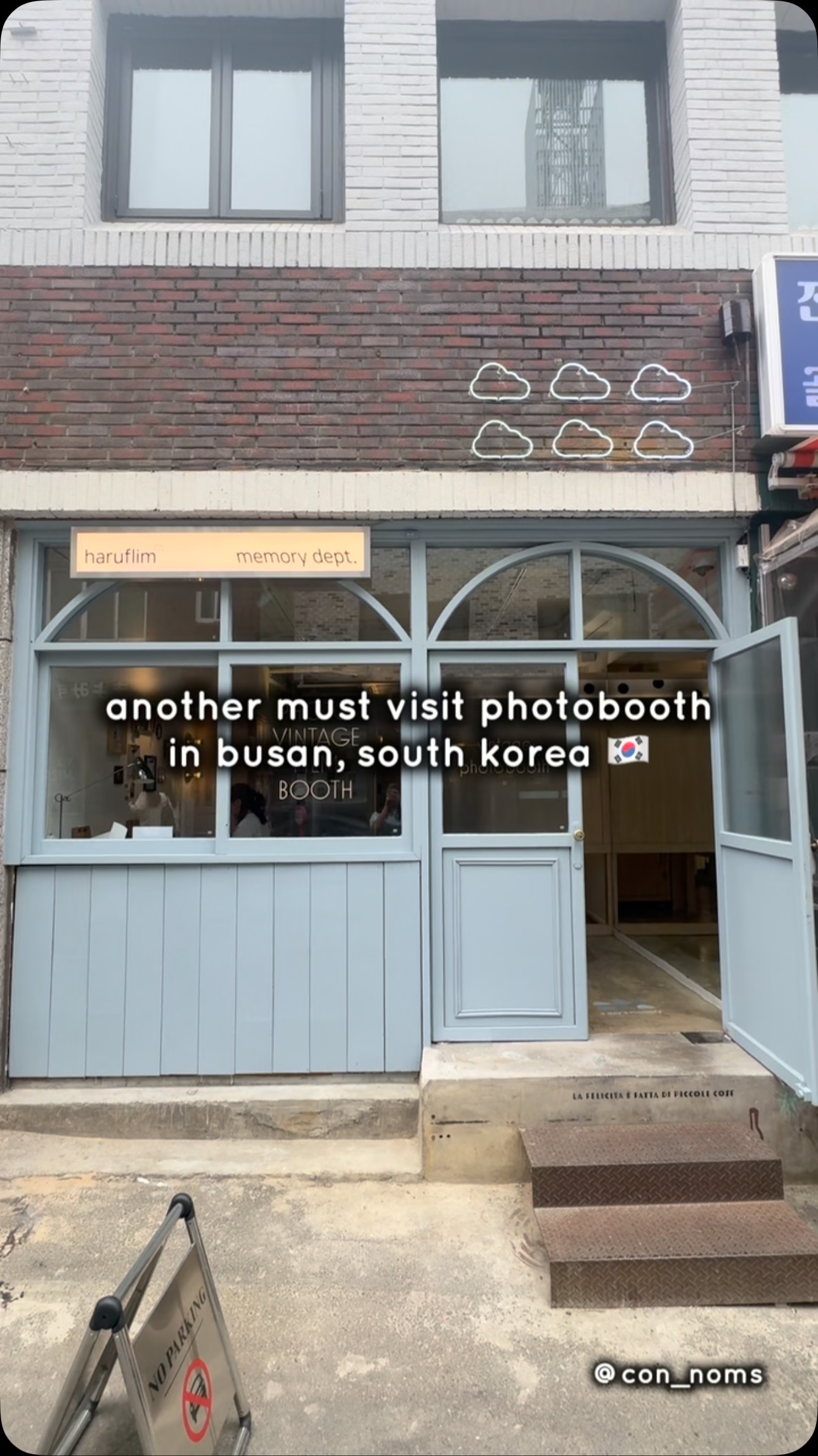 Busan's Jeonpo Cafe Street Photo Booth Fun