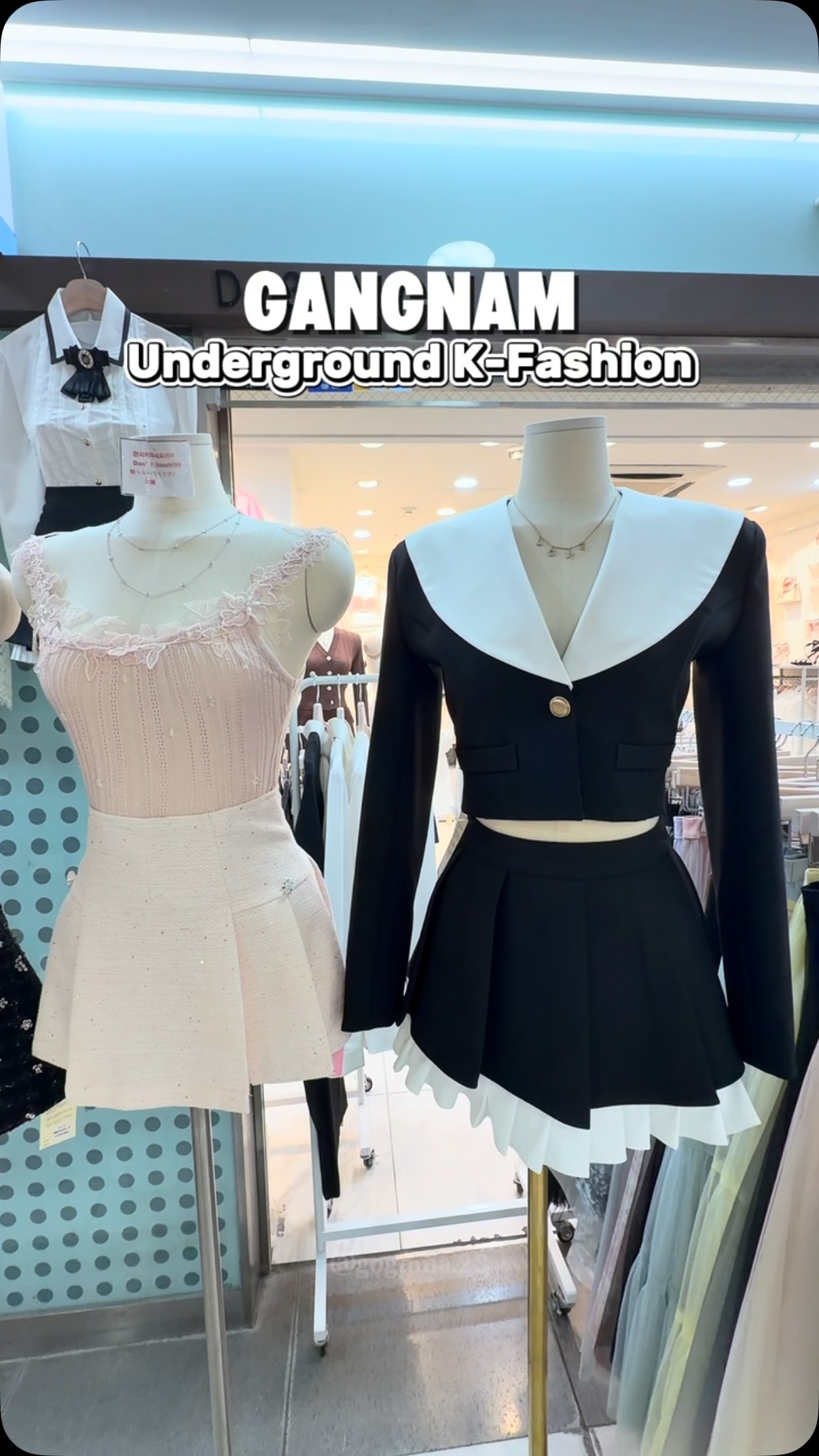 Gangnam Station Underground Shopping for Affordable Fashion