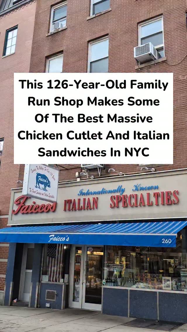 Faicco's Italian Specialties: Massive NYC Sandwiches