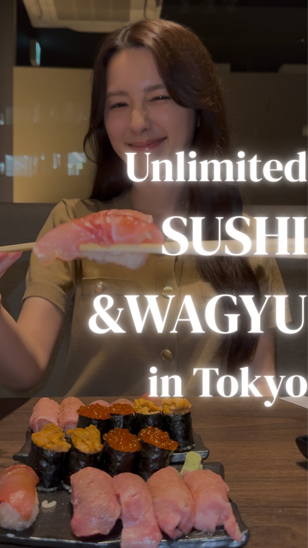 Tokyo Wagyu And Sushi With Tower View