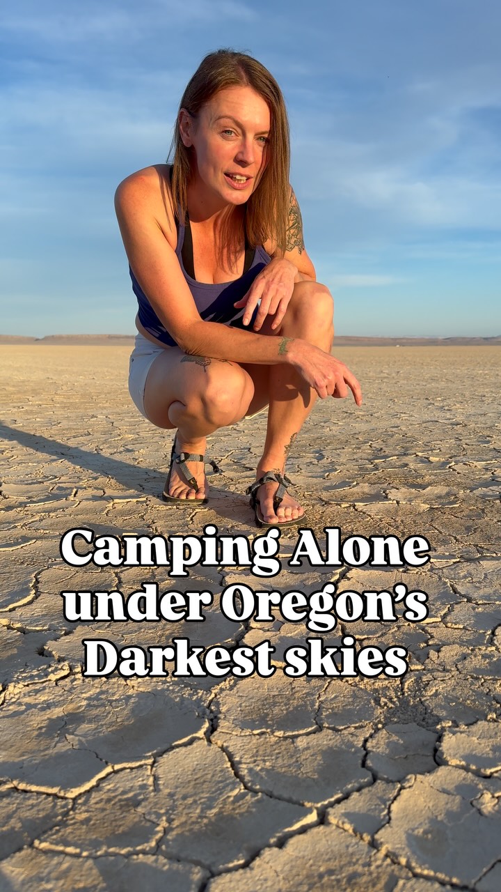 Solo Desert Camping Under Oregon's Dark Skies