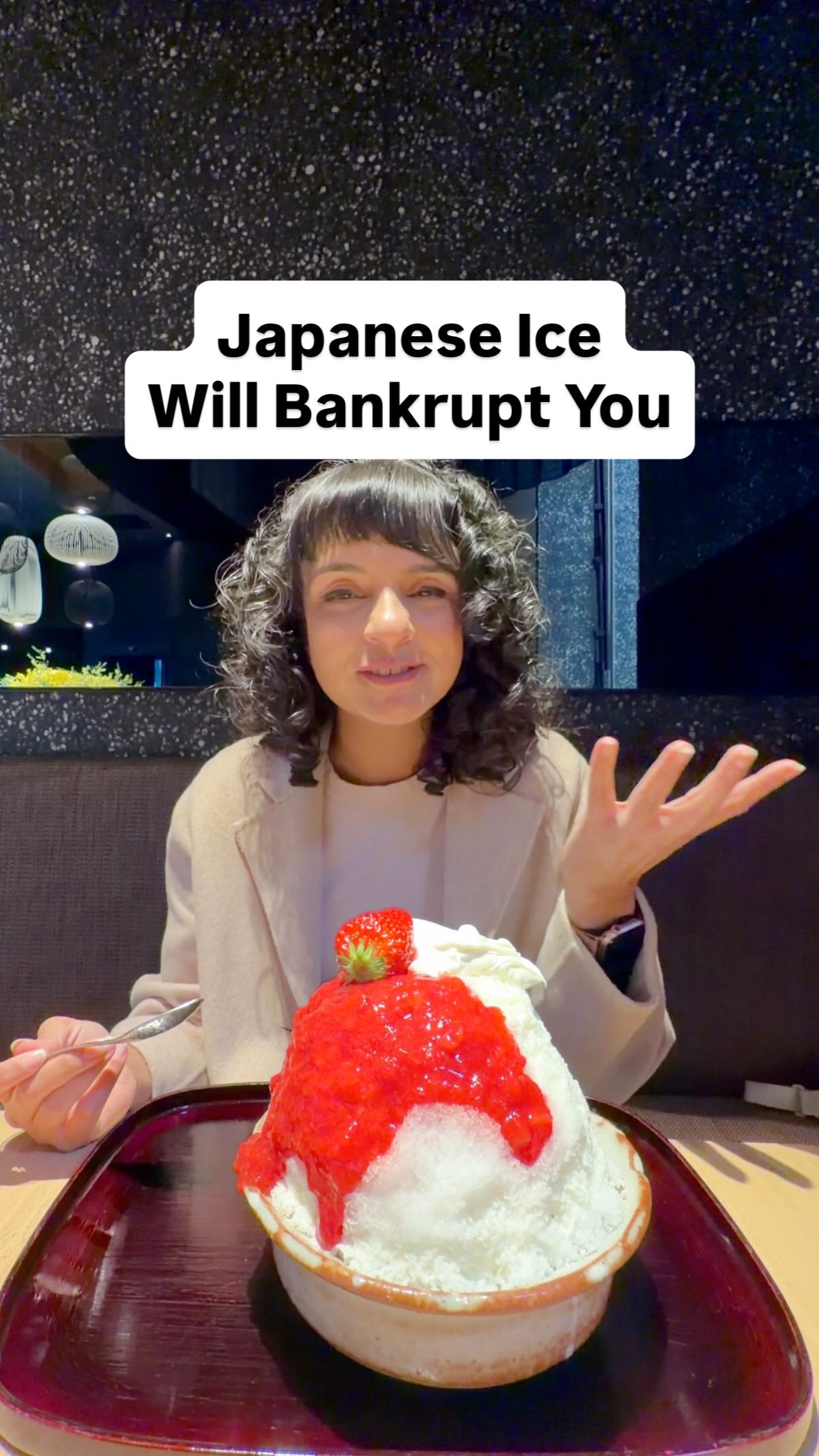 Tokyo Restaurant Serves Luxury Shaved Ice Dessert