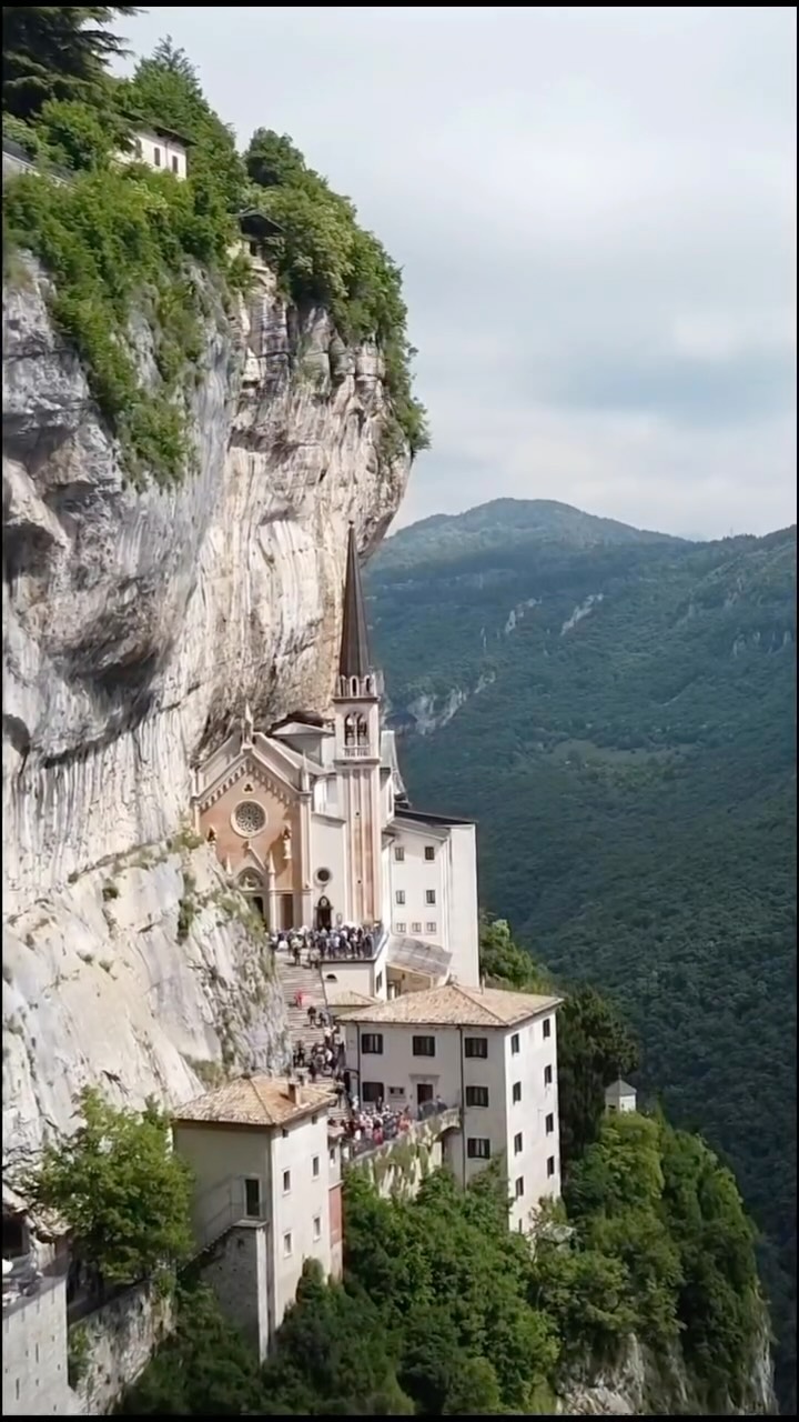 Motorcycle Ride to Cliffside Sanctuary Near Lake Garda
