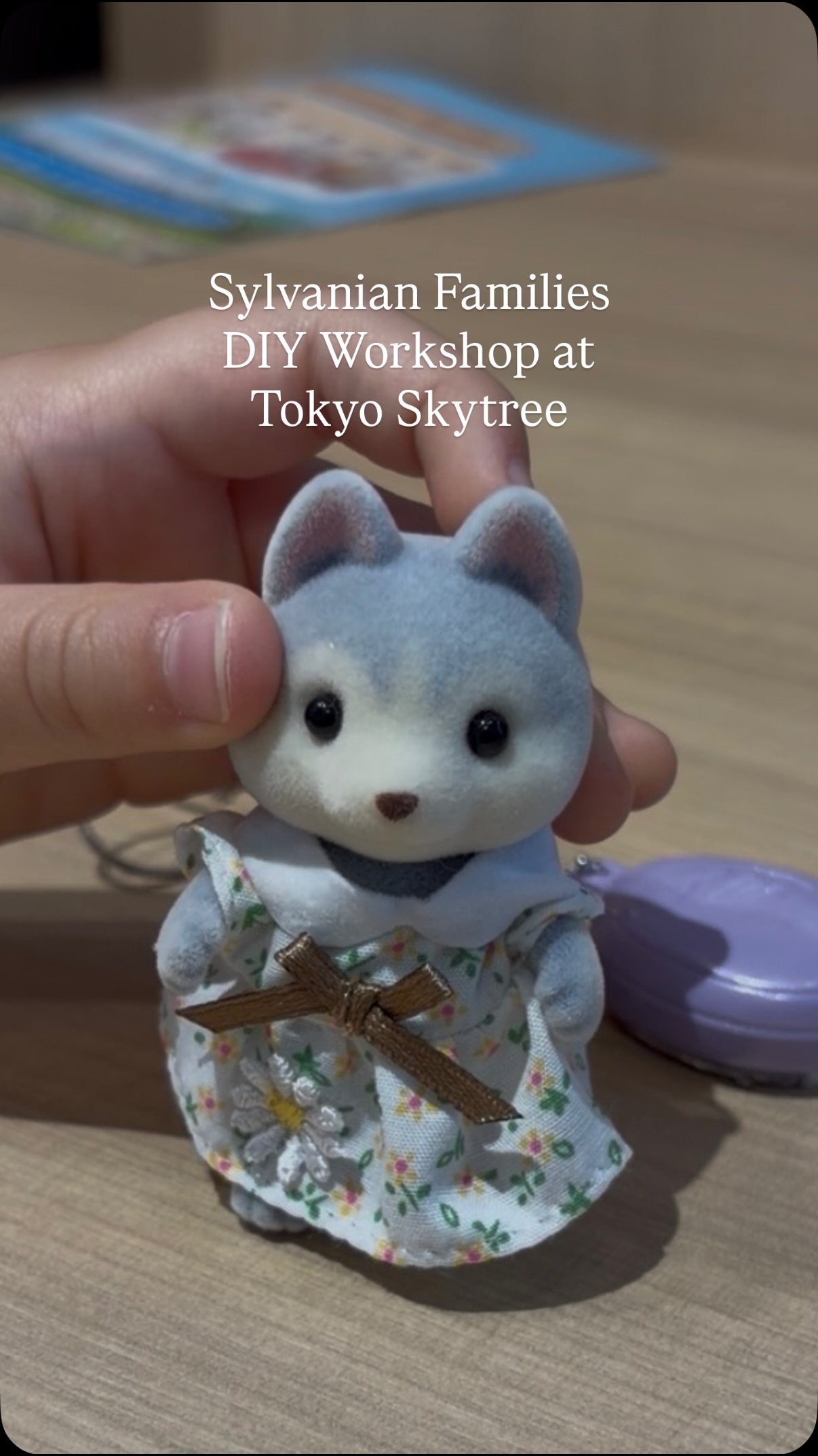 Sylvanian Families Shop DIY Dress Workshop