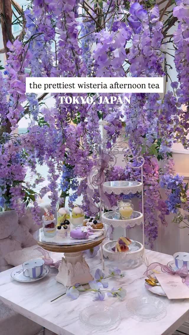 Tokyo Cafe Features Wisteria Afternoon Tea