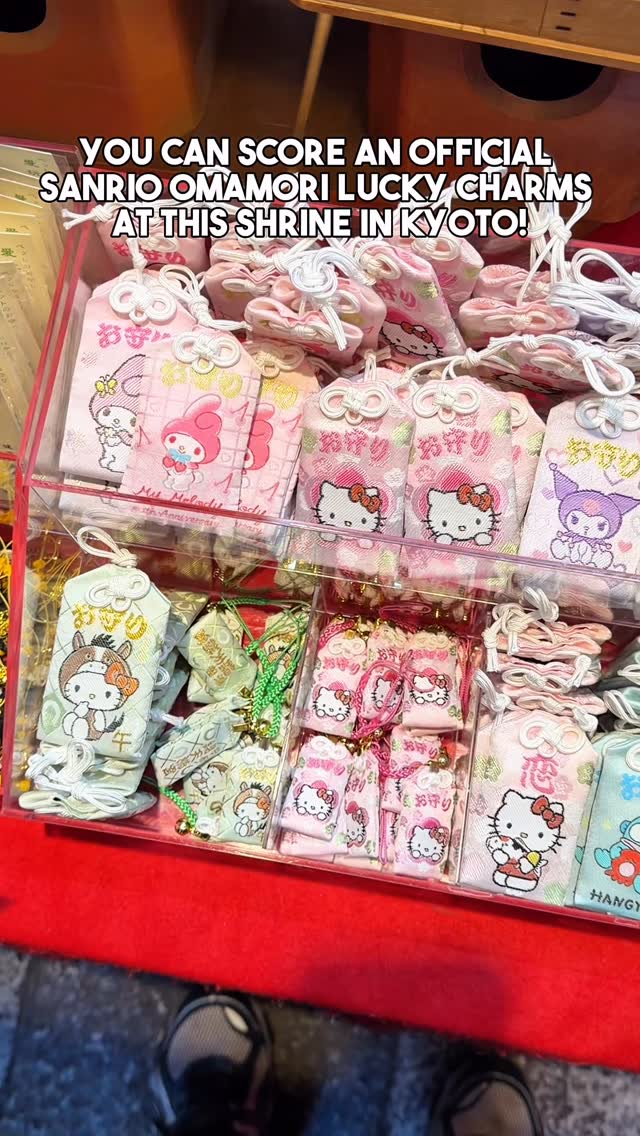 Sanrio Charms and Shrine Stamps at Kyoto Hotspots