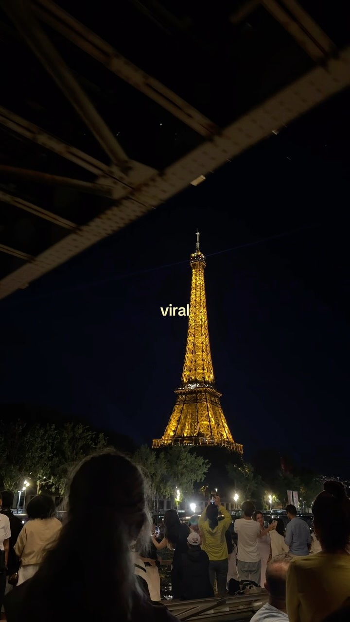 Parisian Landmarks Viewed From The Seine River