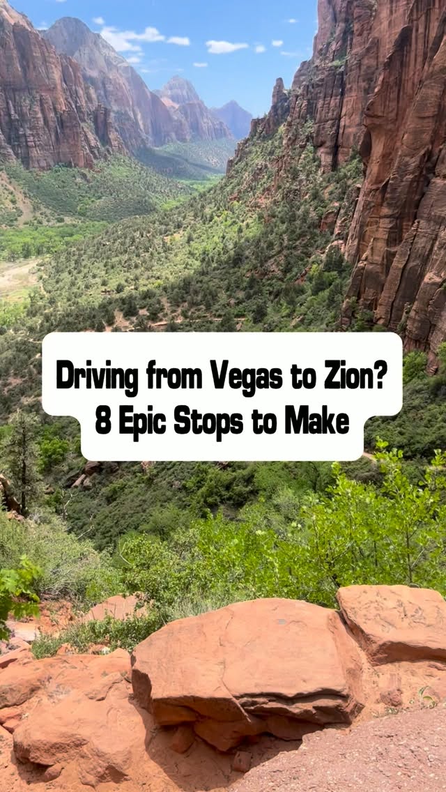Epic Stops On Drive From Vegas To Zion