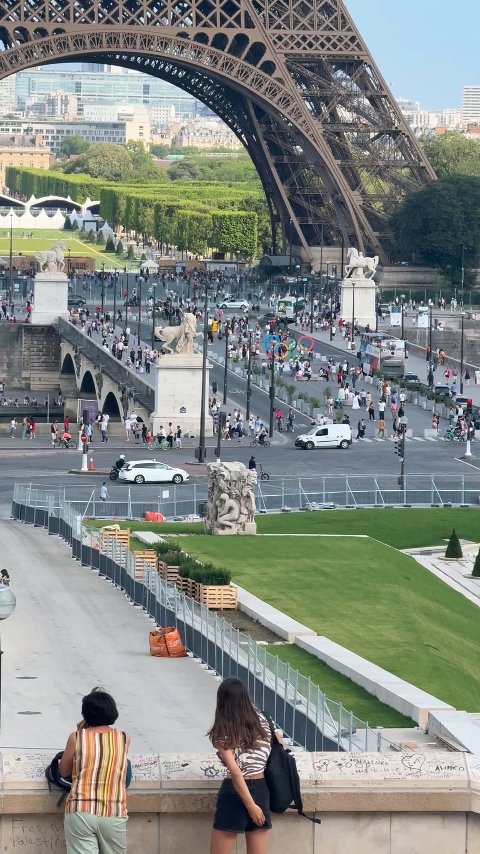 Parisian Icons: Eiffel Tower and Louvre