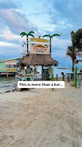 Belizean Beach Bar With Overwater Views