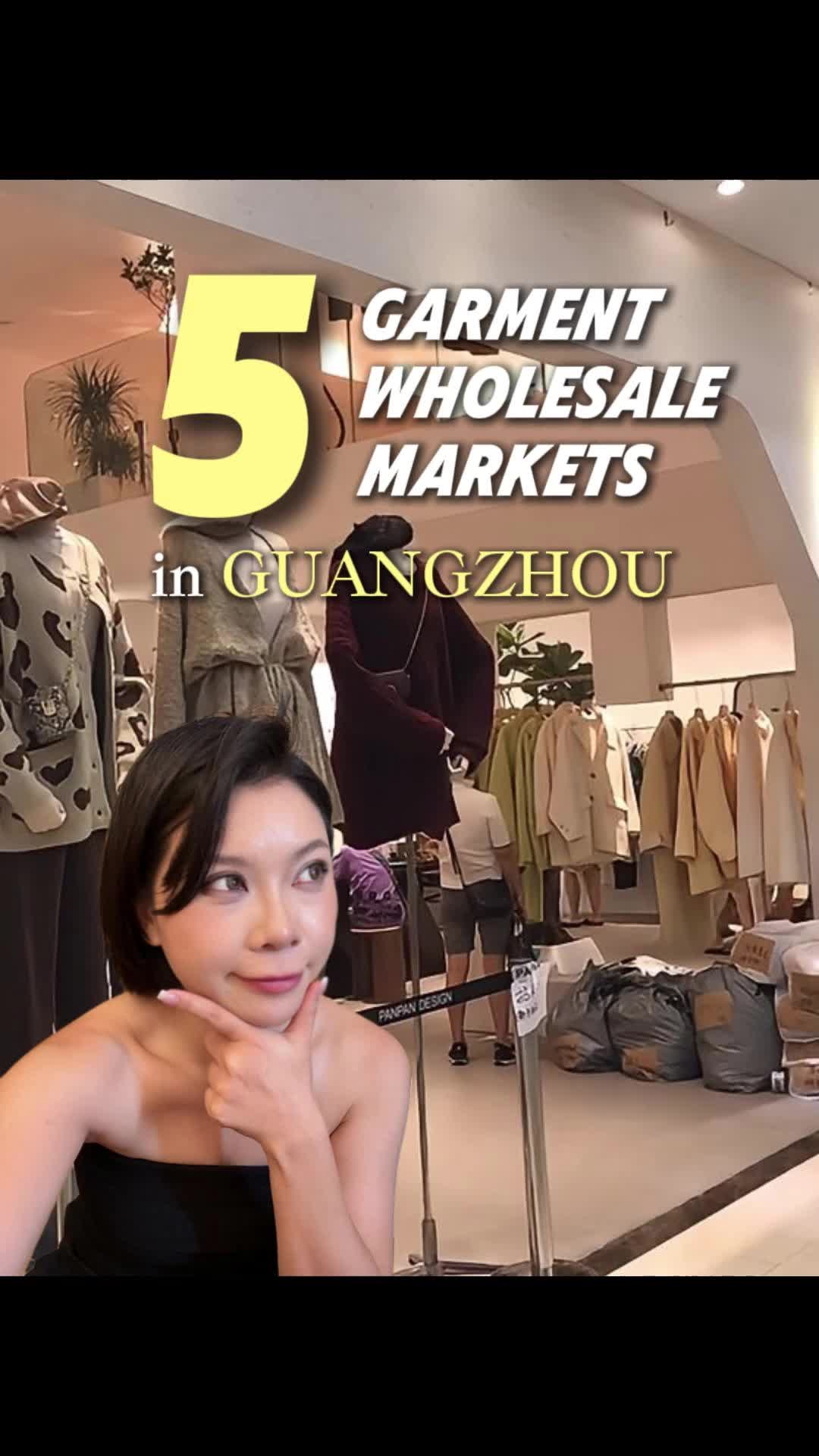 Guangzhou's Top Wholesale Clothing Markets for Bargains