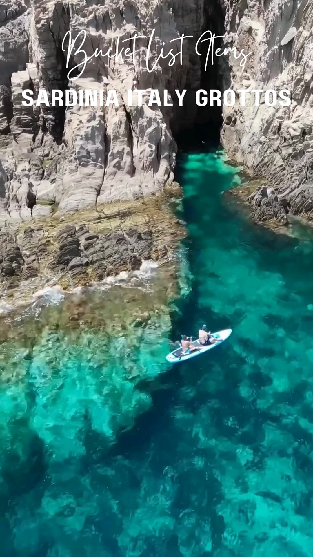 Sardinian Grottos Feature Underground Lakes And Petroglyphs